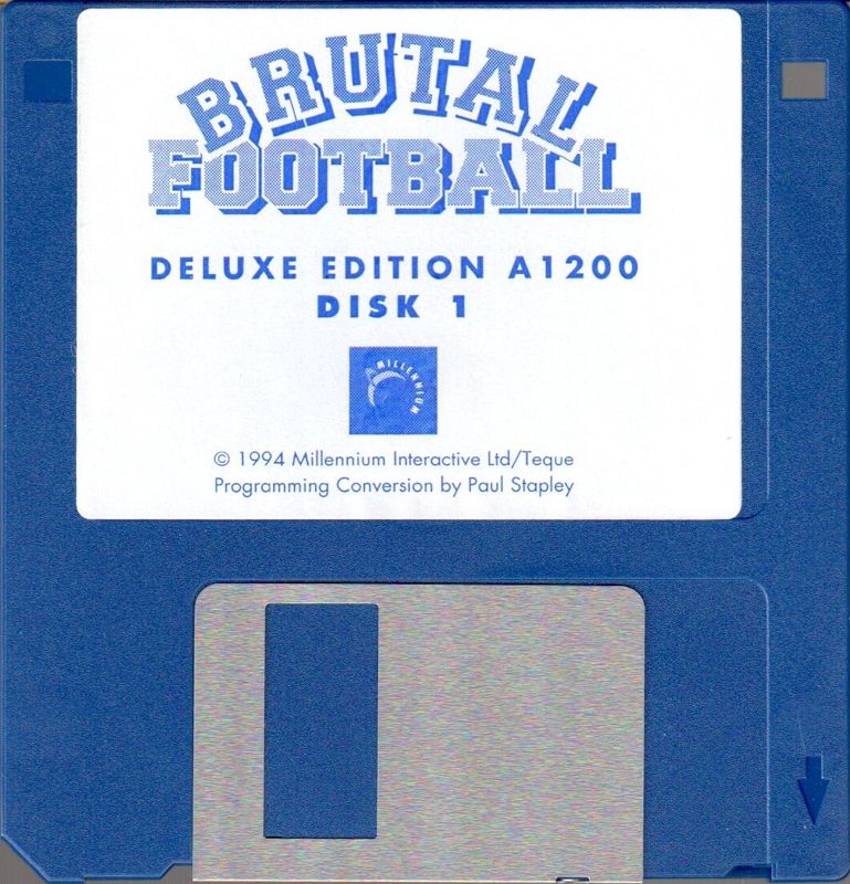 Media for Brutal Sports Football (Amiga) (Deluxe edition - Amiga 1200 version)