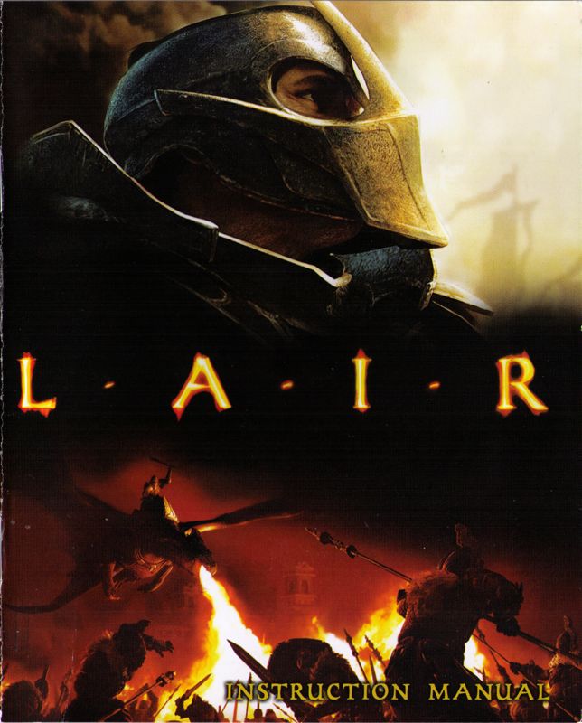 Manual for Lair (PlayStation 3): Front