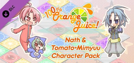 Front Cover for 100% Orange Juice! Nath & Tomato+Mimyuu Character Pack (Windows) (Steam release)