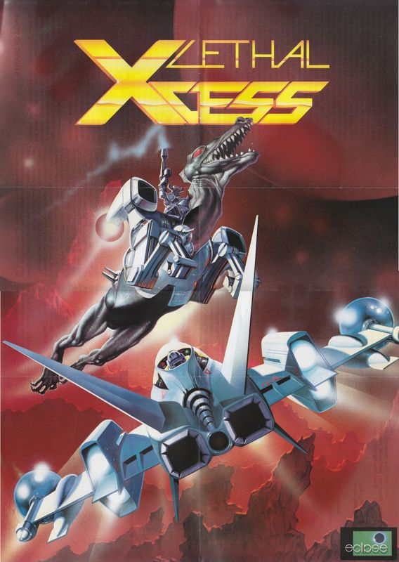 Manual for Lethal Xcess: Wings of Death II (Amiga and Atari ST): Poster front (A3)