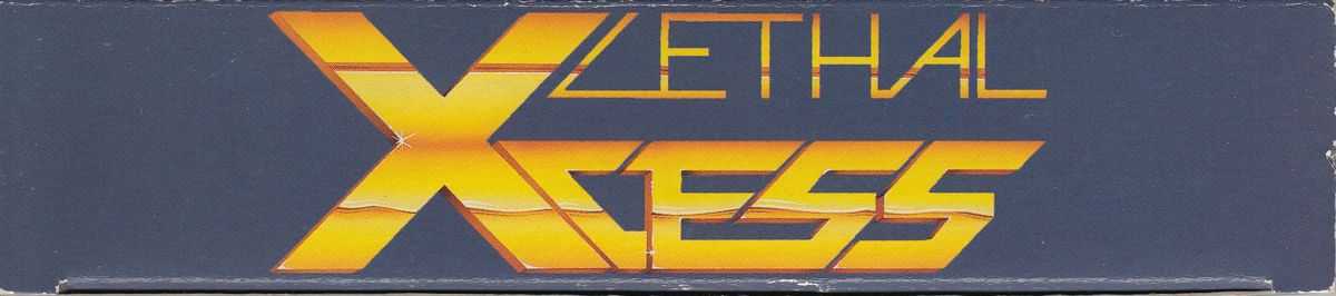 Spine/Sides for Lethal Xcess: Wings of Death II (Amiga and Atari ST): Top