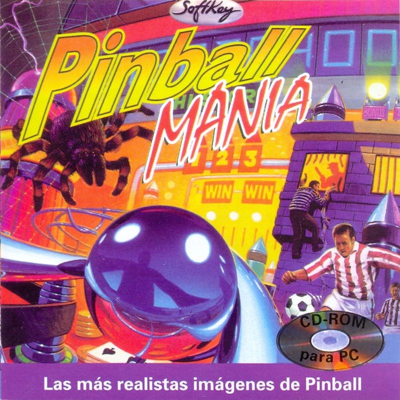 Front Cover for Pinball Mania (DOS) (Helicon 52 release)