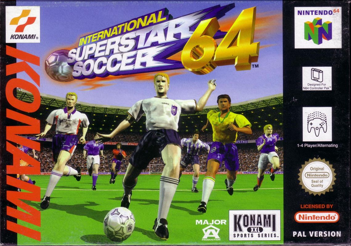 Front Cover for International Superstar Soccer 64 (Nintendo 64)