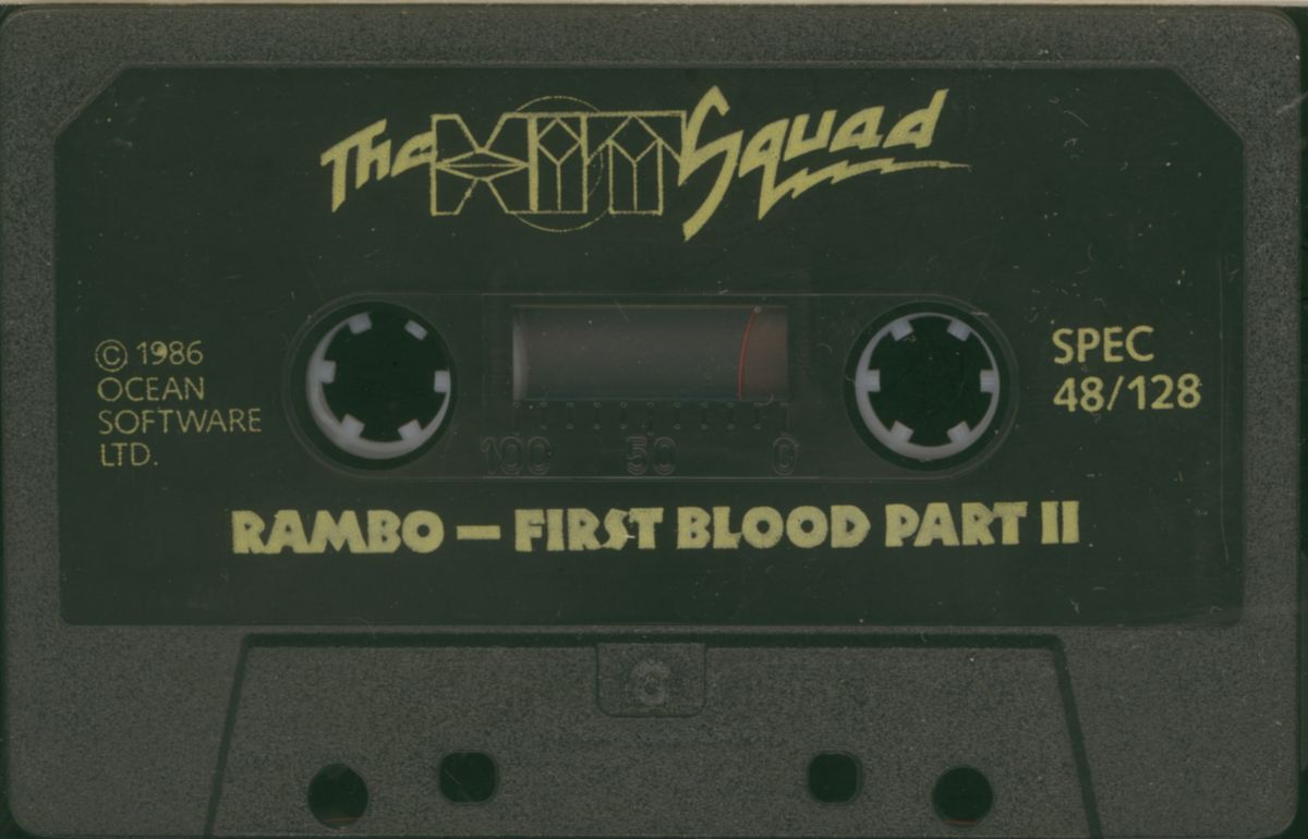 Media for Rambo: First Blood Part II (ZX Spectrum) (Budget re-release)