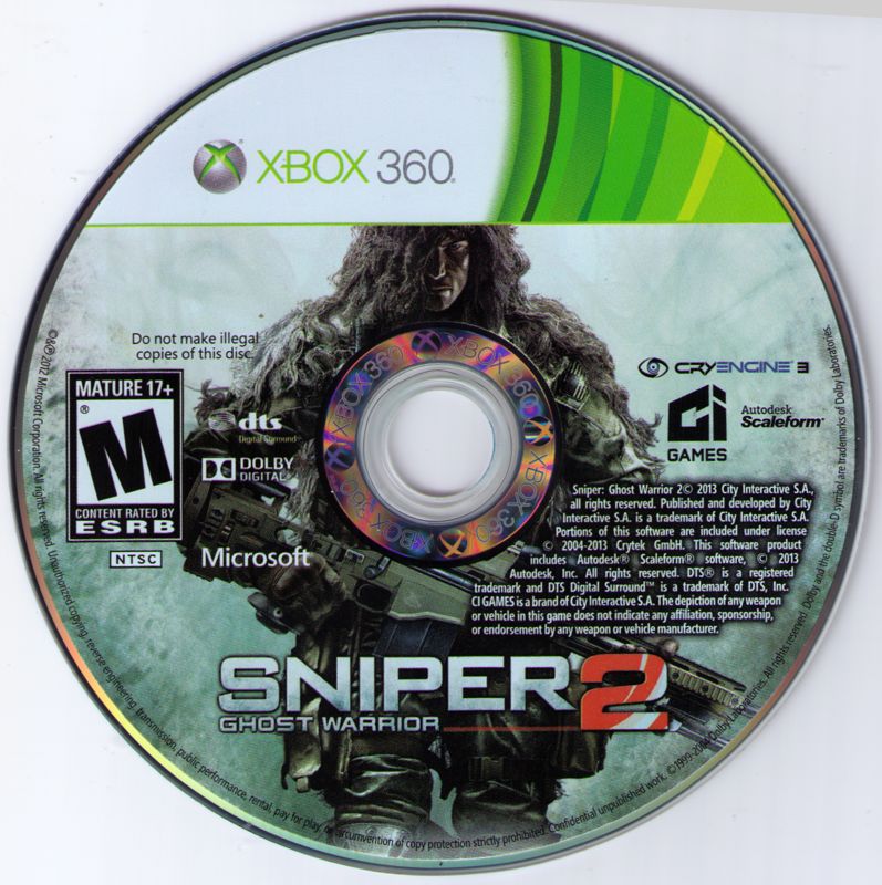 Media for Sniper: Ghost Warrior 2 (Xbox 360)
