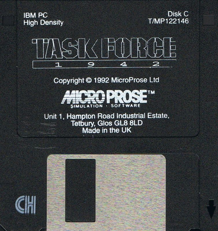 Media for Task Force 1942 (DOS) (Microprose Summer Surprise included): Disk C