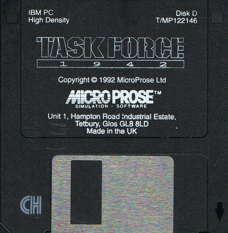 Media for Task Force 1942 (DOS) (Microprose Summer Surprise included): Disk D