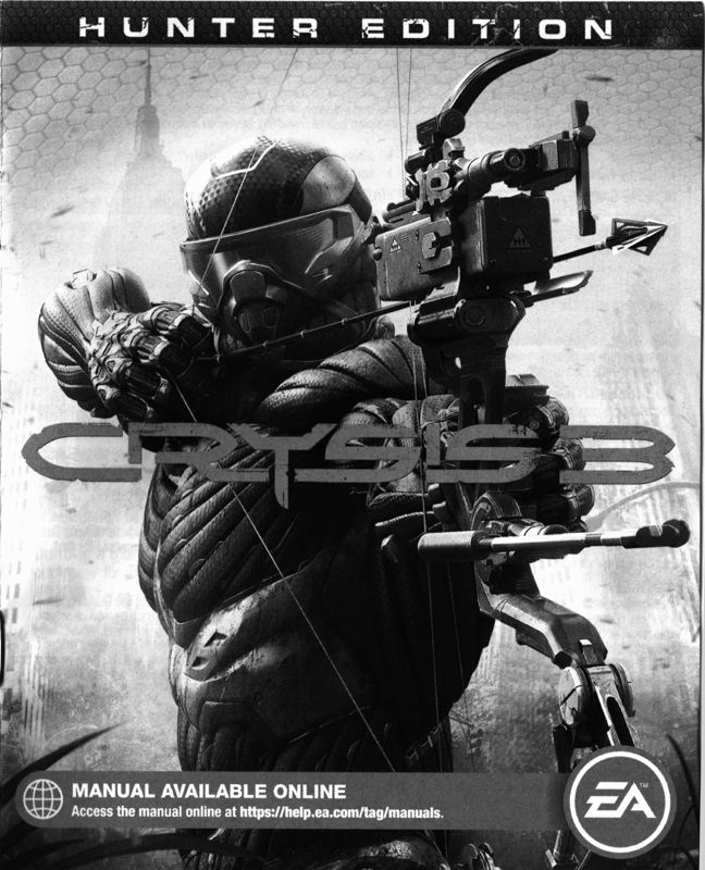 Manual for Crysis 3 (Hunter Edition) (PlayStation 3): Front