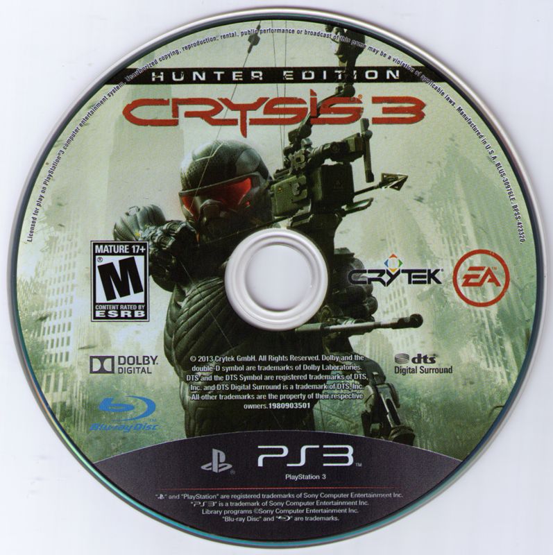 Front Cover for Crysis 3 (Hunter Edition) (PlayStation 3)