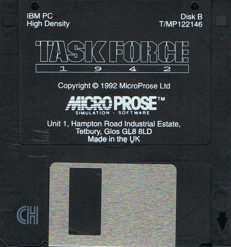 Media for Task Force 1942 (DOS) (Microprose Summer Surprise included): Disk B