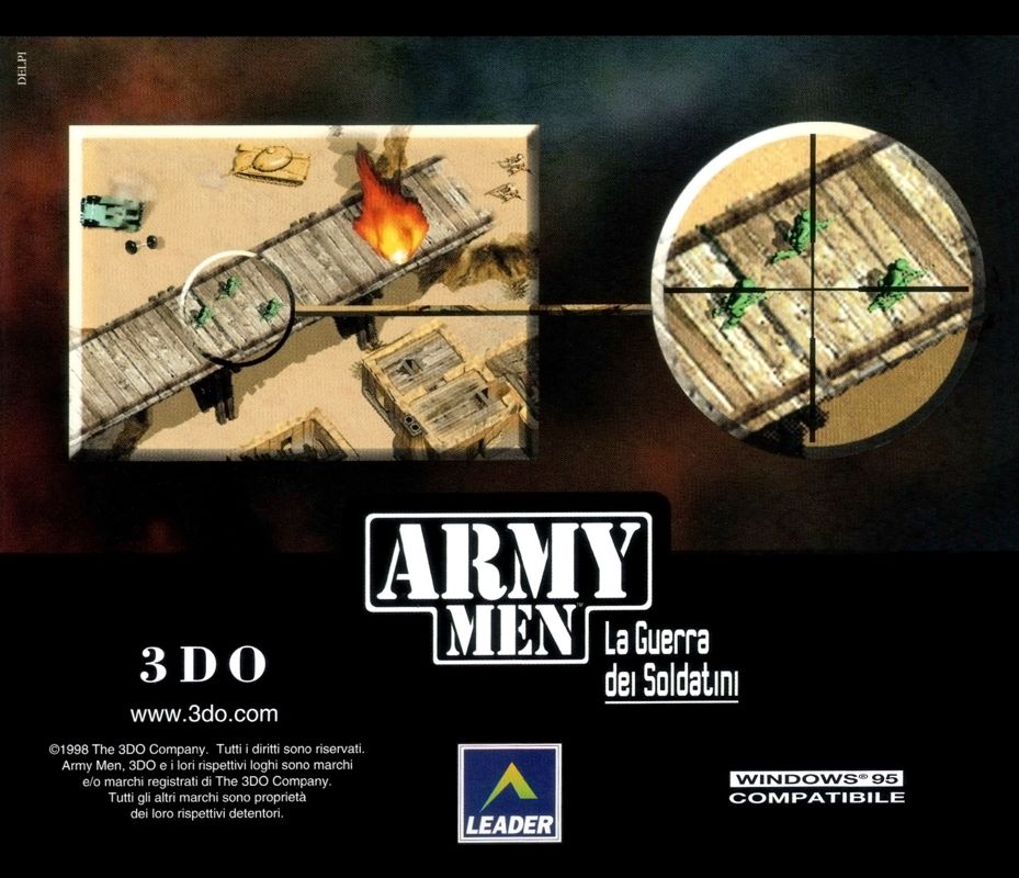 Other for Army Men (Windows): Jewel Case - Back