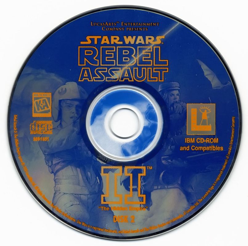 Media for Star Wars: Rebel Assault II - The Hidden Empire (DOS): Disc 2
