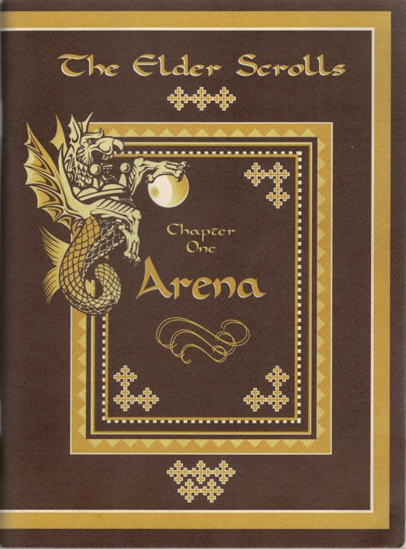 Manual for The Elder Scrolls: Arena (DOS) (1997 re-edition): Front