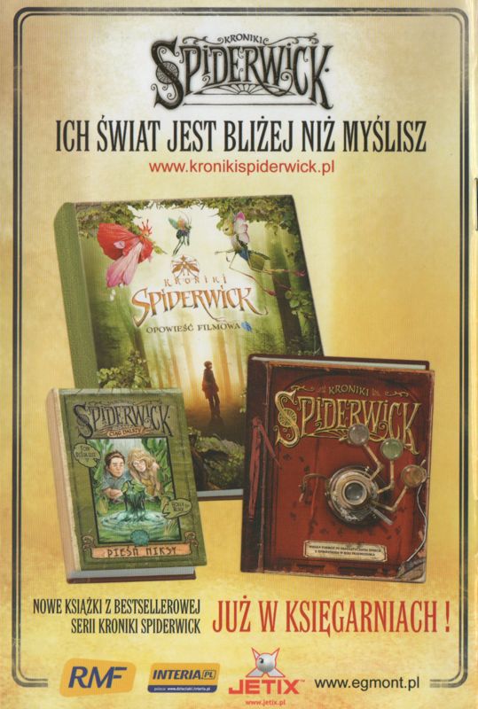 Manual for The Spiderwick Chronicles (Windows): Back