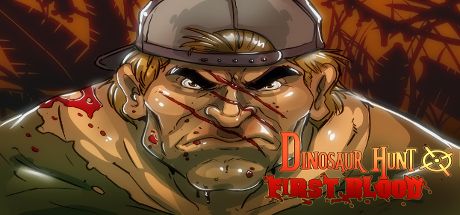 Front Cover for Dinosaur Hunt: First Blood (Linux and Macintosh and Windows) (Steam release)