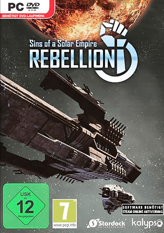 Other for Sins of a Solar Empire: Rebellion (Windows) (PC Games 08/2016 covermount): Keep Case - Front (digital)