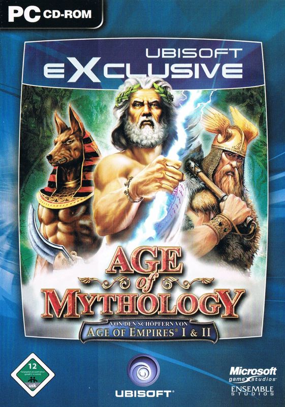 Front Cover for Age of Mythology (Windows) (Ubisoft eXclusive release)