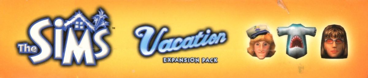 Spine/Sides for The Sims: Vacation (Windows): Top