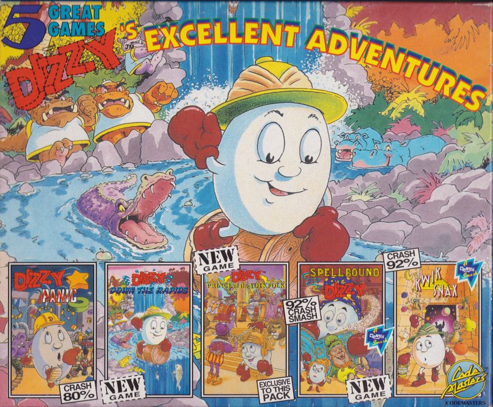 Front Cover for Dizzy's Excellent Adventures (ZX Spectrum)