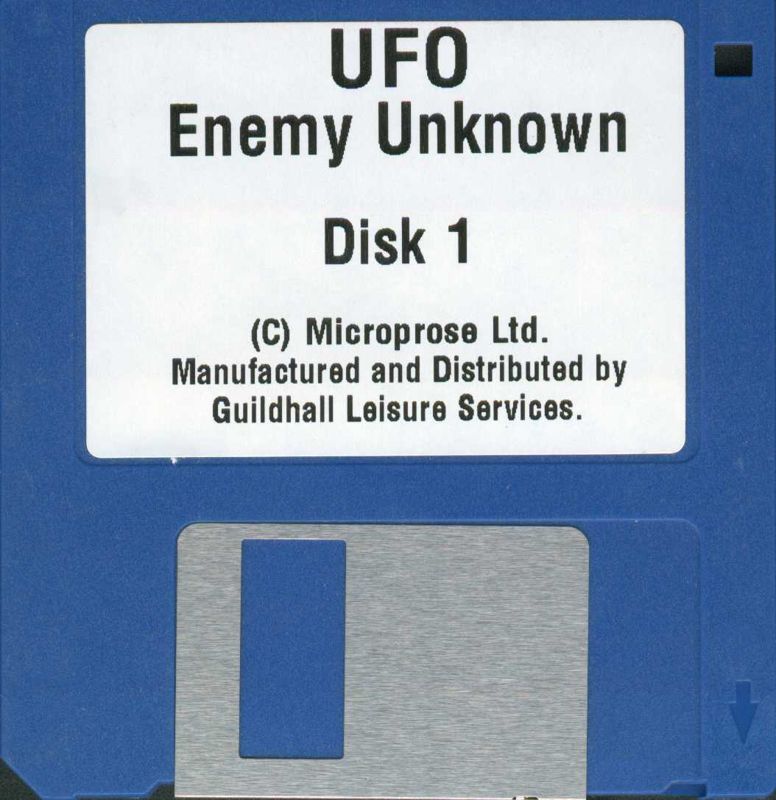 Media for X-COM: UFO Defense (Amiga): Disc 1/5