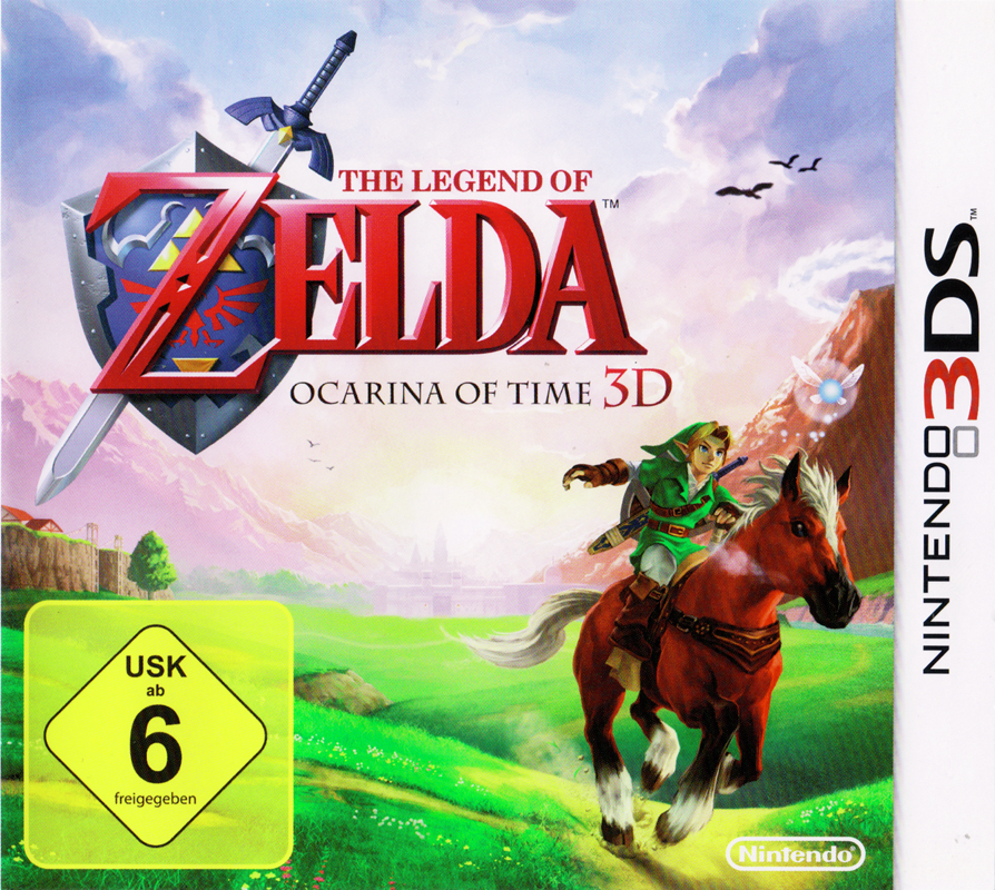 Front Cover for The Legend of Zelda: Ocarina of Time 3D (Nintendo 3DS)