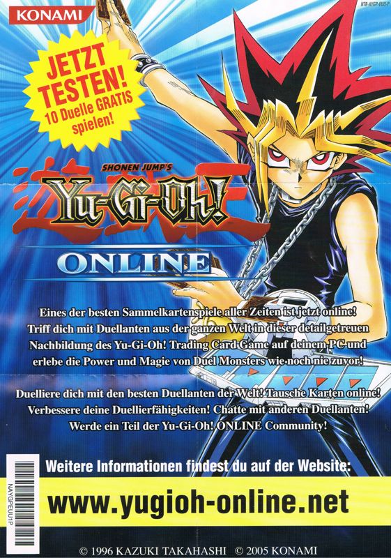Extras for Yu-Gi-Oh!: Nightmare Troubadour (Nintendo DS): Poster - Front