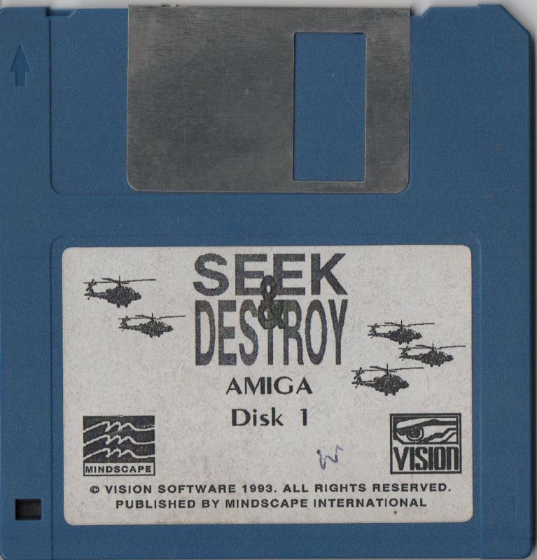 Media for Seek and Destroy (Amiga): Disk 1