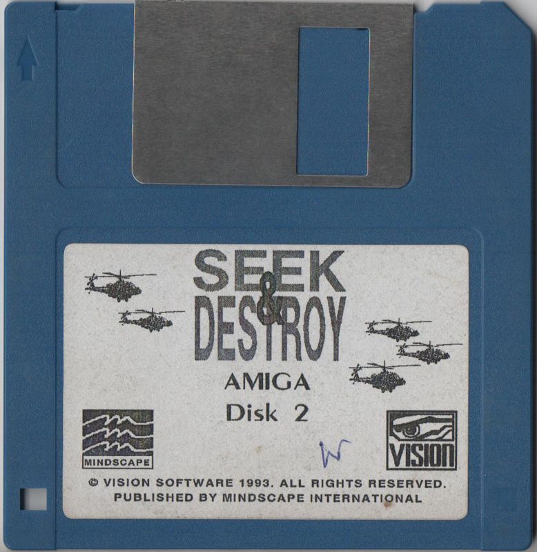 Media for Seek and Destroy (Amiga): Disk 2