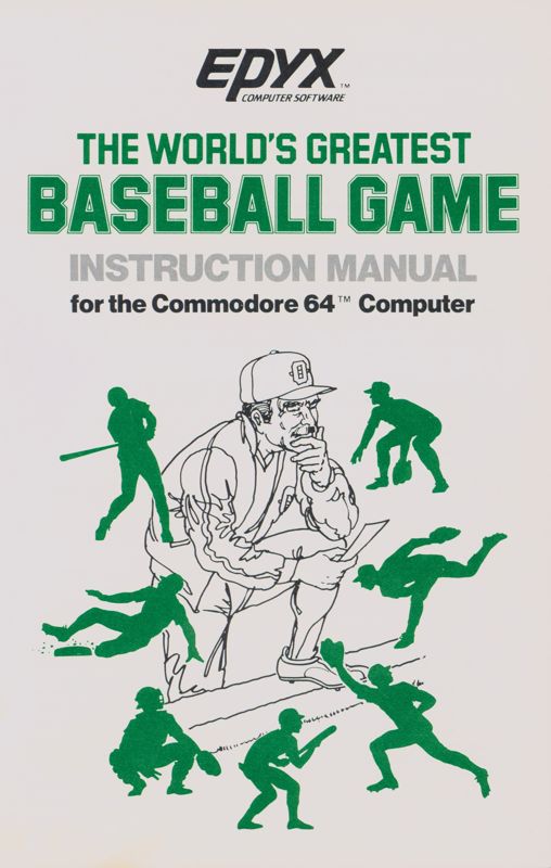 The World's Greatest Baseball Game Cover Or Packaging Material - MobyGames