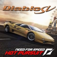 Front Cover for Need for Speed: Hot Pursuit - Lamborghini Diablo SV (PlayStation 3) (PSN release)