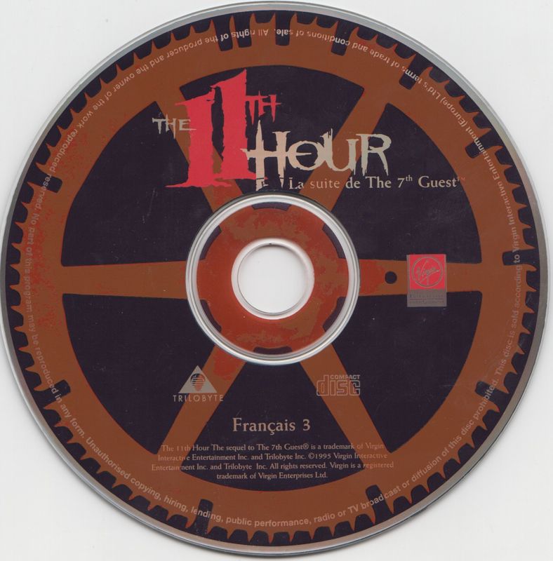 Media for The 11th Hour (DOS): Disc 3