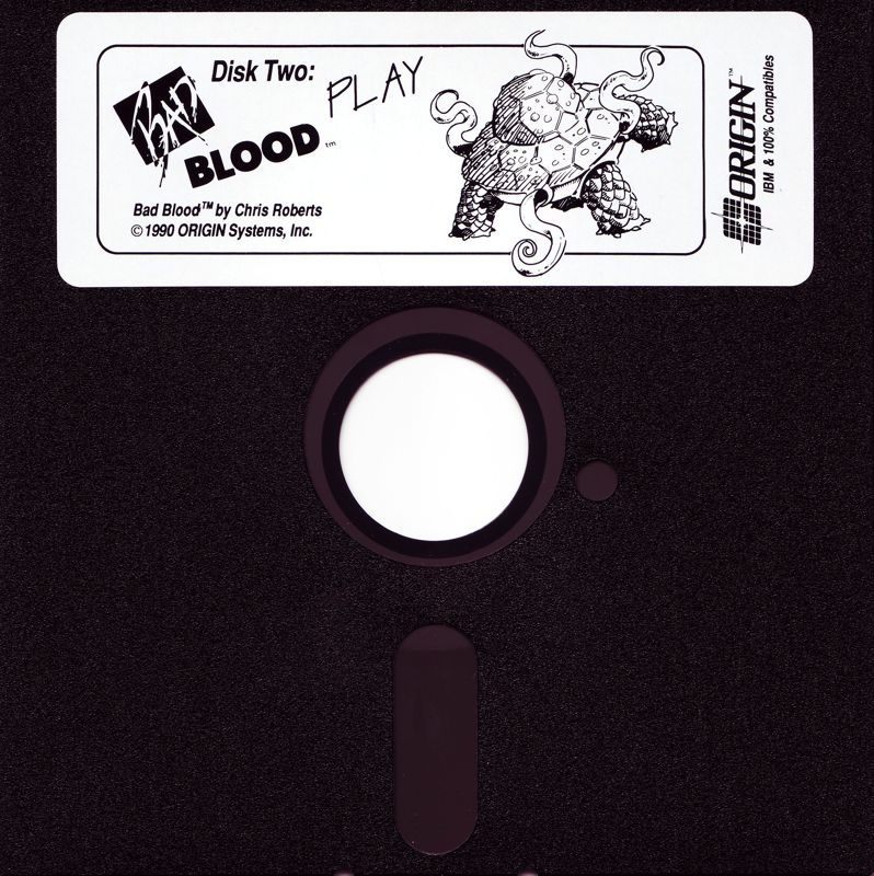 Media for Bad Blood (DOS): 5.25" Disk 2