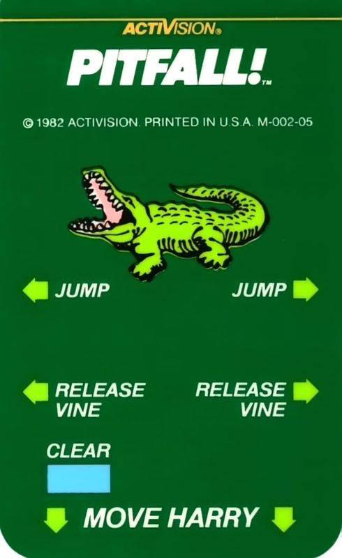Extras for Pitfall! (Intellivision): Overlay