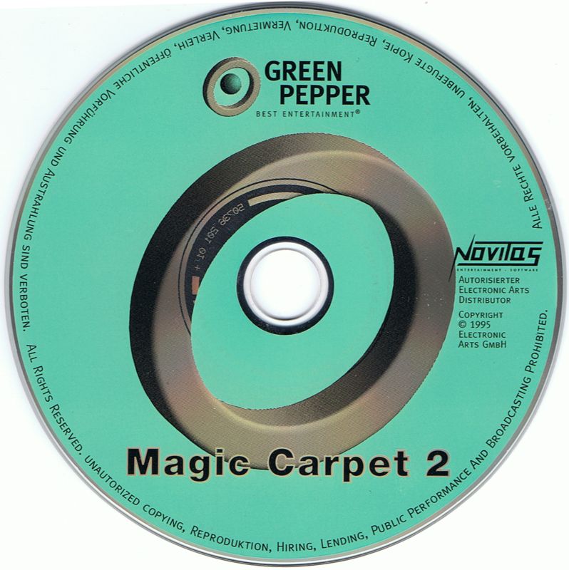 Media for Magic Carpet 2: The Netherworlds (DOS) (Green Pepper release (#32))