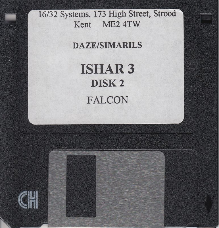 Media for Ishar 3: The Seven Gates of Infinity (Atari ST) (Atari Falcon Disk version): Disk 2