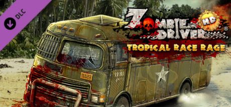 Front Cover for Zombie Driver HD: Tropical Race Rage (Windows) (Steam release)