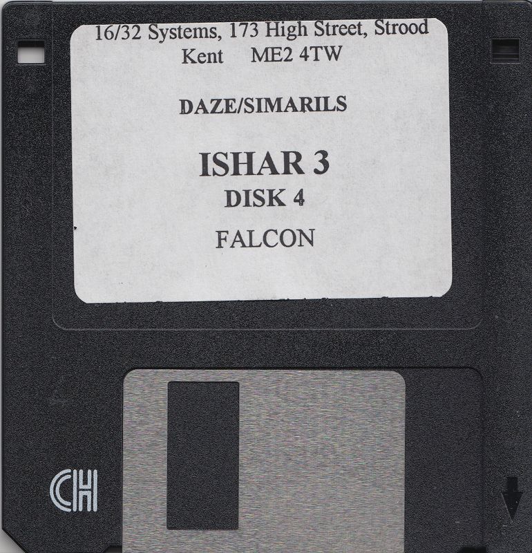 Media for Ishar 3: The Seven Gates of Infinity (Atari ST) (Atari Falcon Disk version): Disk 4