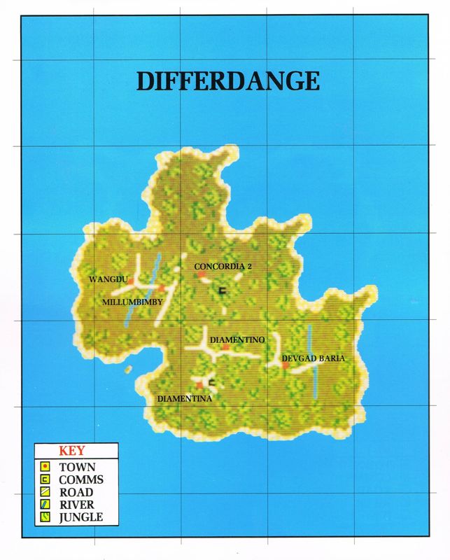 Map for Pacific Islands (DOS): Differdange