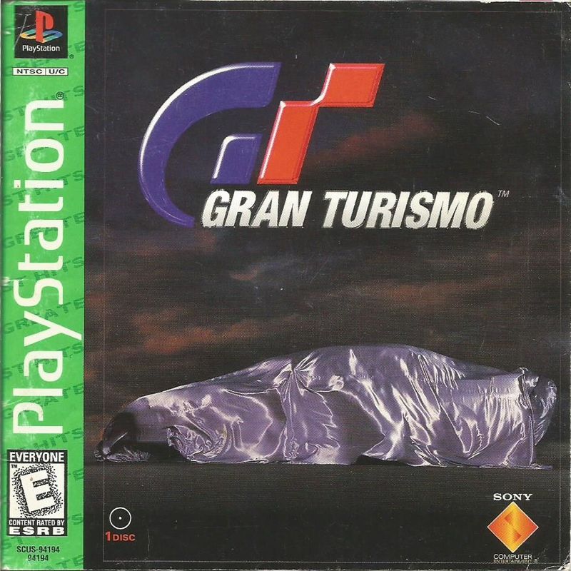 Manual for Gran Turismo (PlayStation) (Greatest Hits release): Front