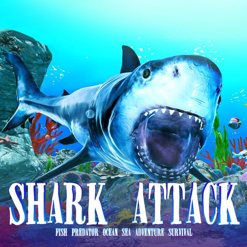 Shark Attack: Fish Predator Ocean Sea Adventure Survival cover or ...