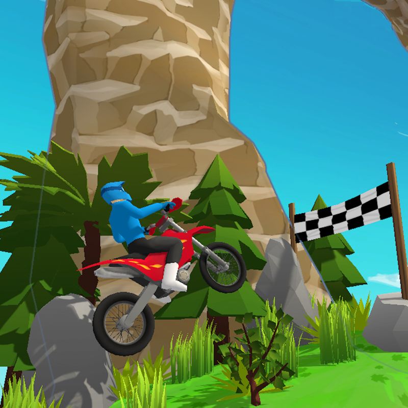 Jogo de moto de trilha Motorcycle game offroad 