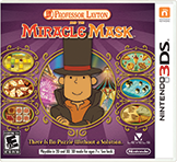 Front Cover for Professor Layton and the Miracle Mask (Nintendo 3DS) (eShop release)