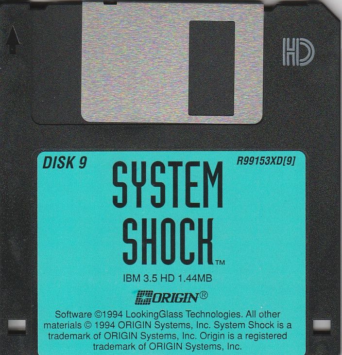Media for System Shock (DOS): Disk 9