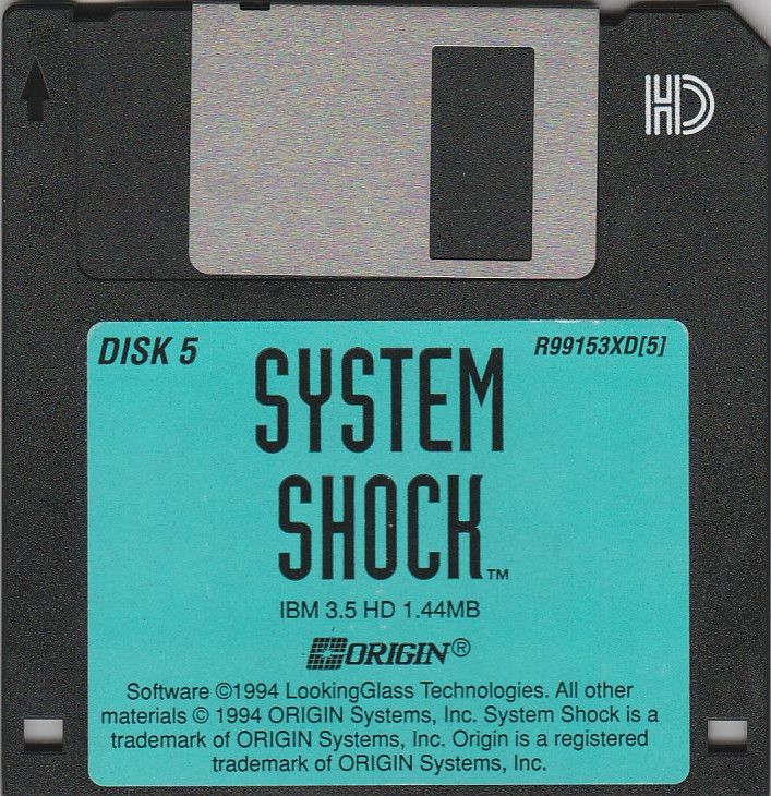 Media for System Shock (DOS): Disk 5