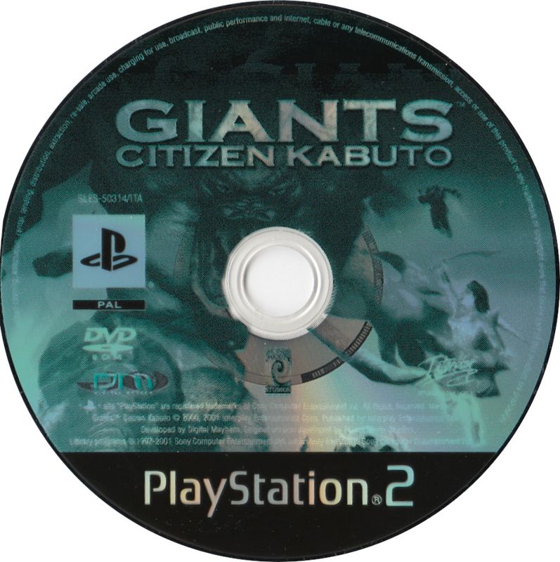 Media for Giants: Citizen Kabuto (PlayStation 2)