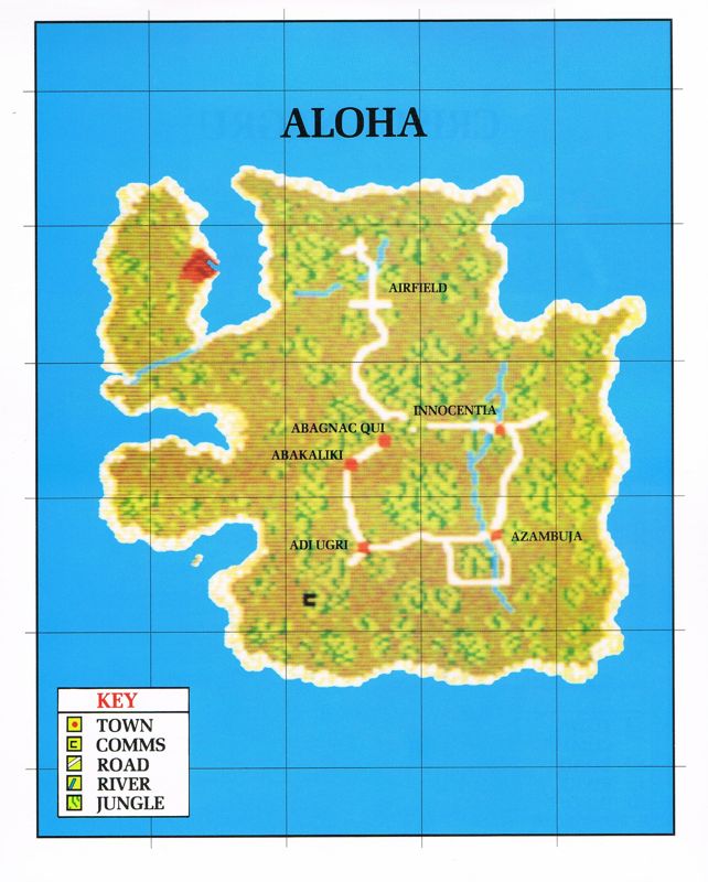 Map for Pacific Islands (DOS): Aloha