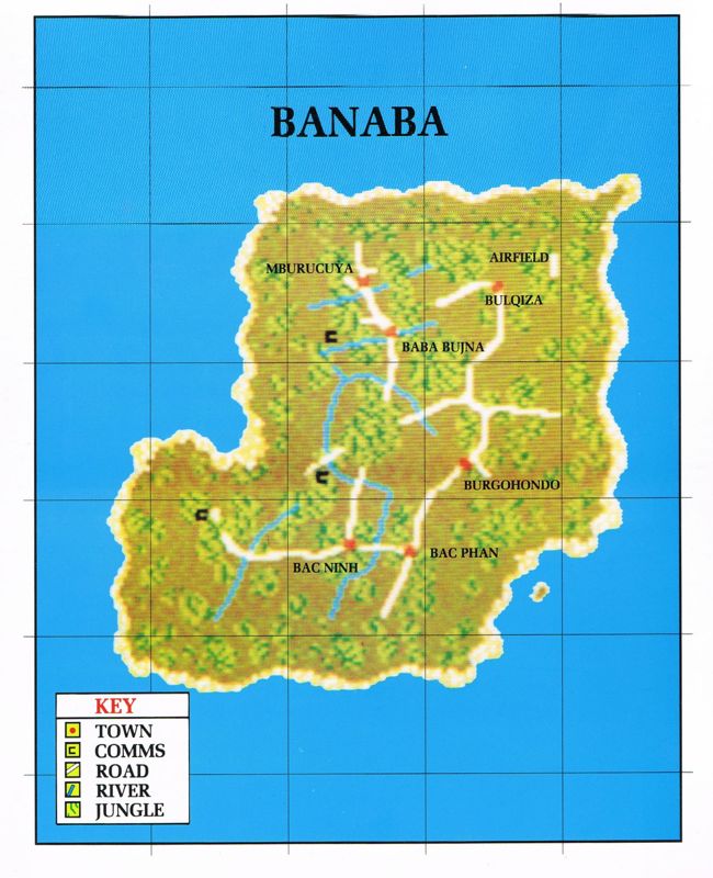 Map for Pacific Islands (DOS): Banaba