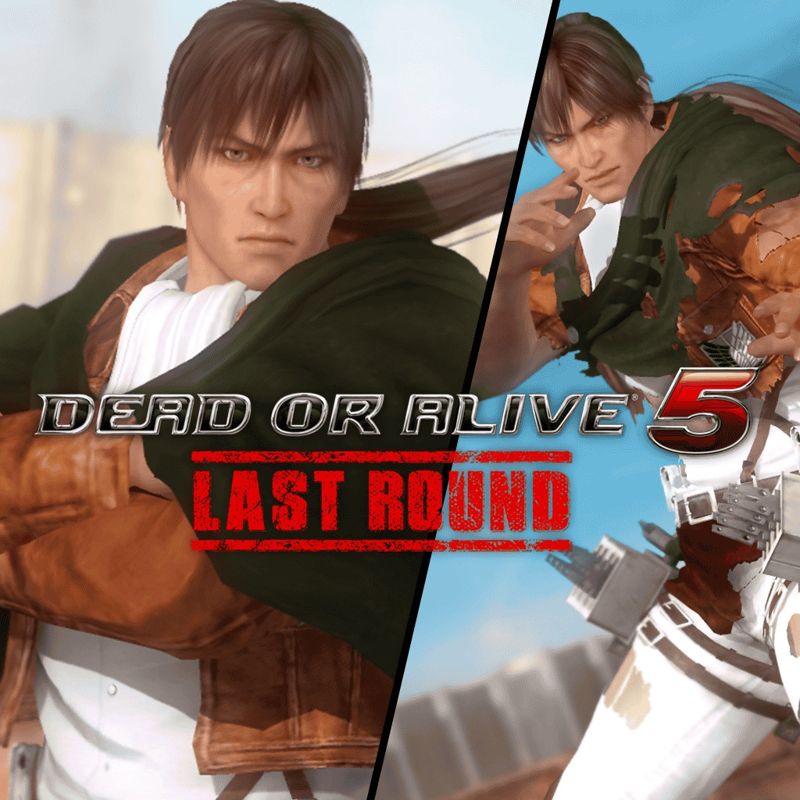Front Cover for Dead or Alive 5: Last Round - Attack on Titan Mashup: Ryu Hayabusa (PlayStation 4) (PSN release)