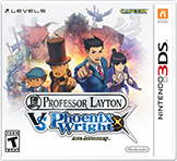 Front Cover for Professor Layton VS Phoenix Wright: Ace Attorney (Nintendo 3DS) (eShop release)