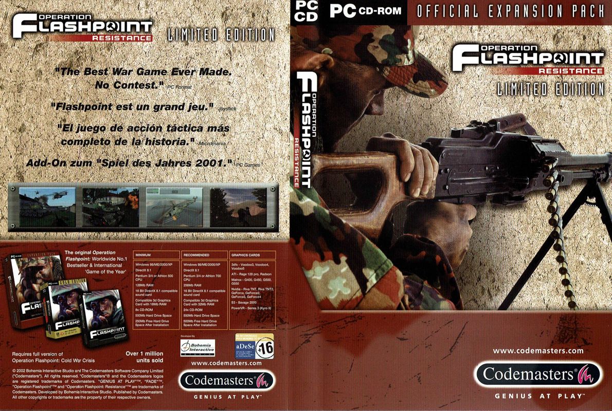 Full Cover for Operation Flashpoint: Resistance (Windows) (Promotional version)